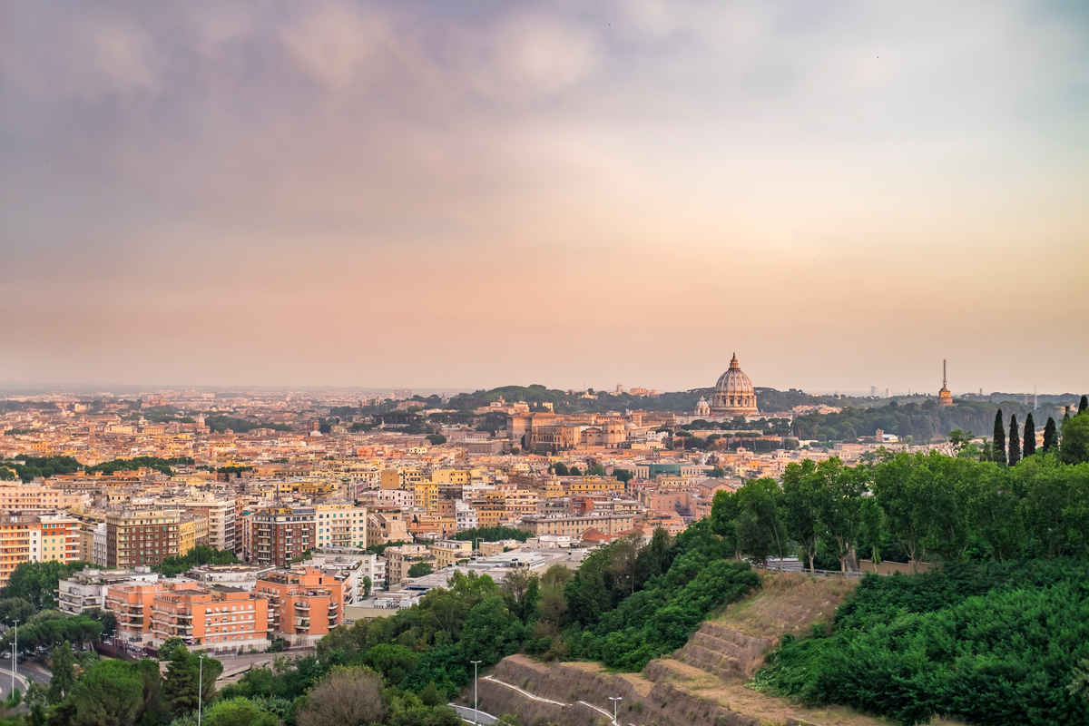 Monte Mario Capitale Roma panorama