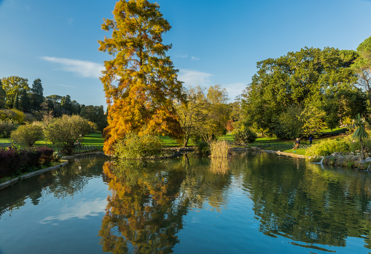 Villa Doria Pamphili lago