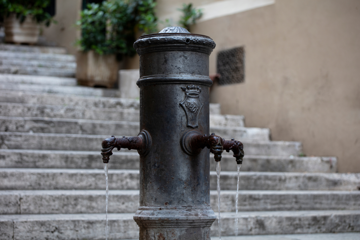 fontanelle nasoni Roma tre rubinetti