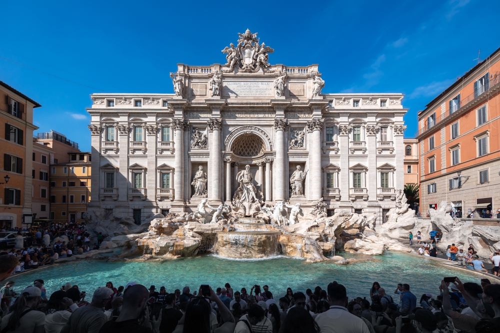 Fontana di trevi lavori 