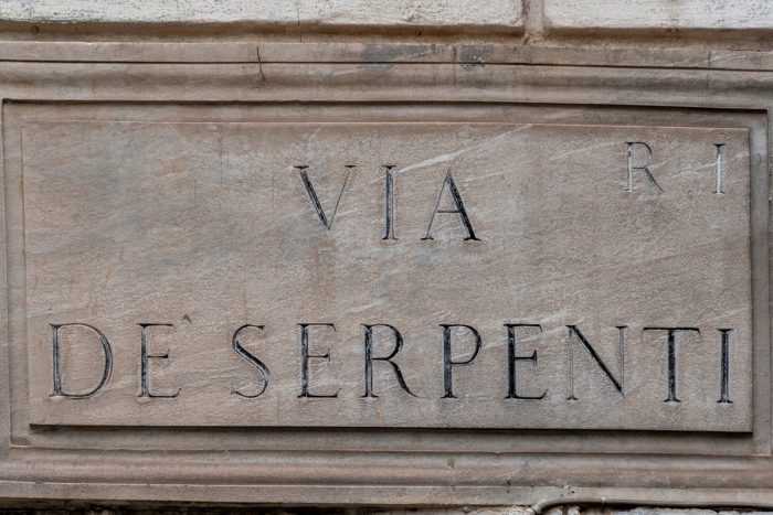 Via Dei Serpenti A Roma Sai Perché Si Chiama Così Lorigine Di Questo Particolare Nome 7860