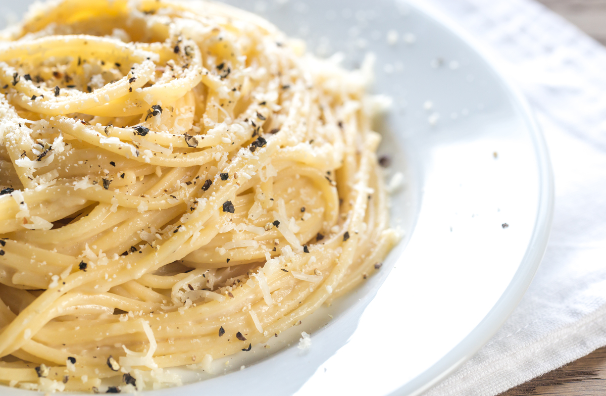 cacio e pepe piatto